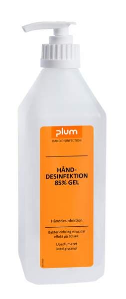 Plum handspritt gel 85% 600ml m.dælu