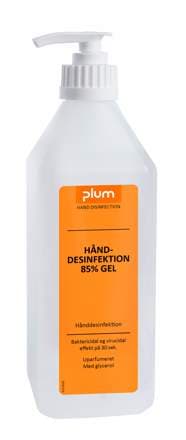 Plum handspritt gel 85% 600ml m.dælu