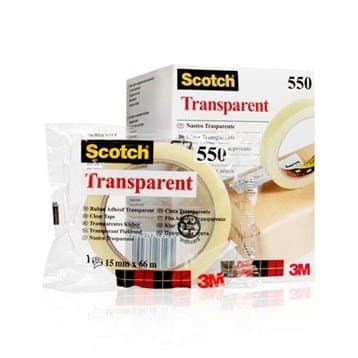 Scotch Límband glært 19x66m 8rl í pk 1