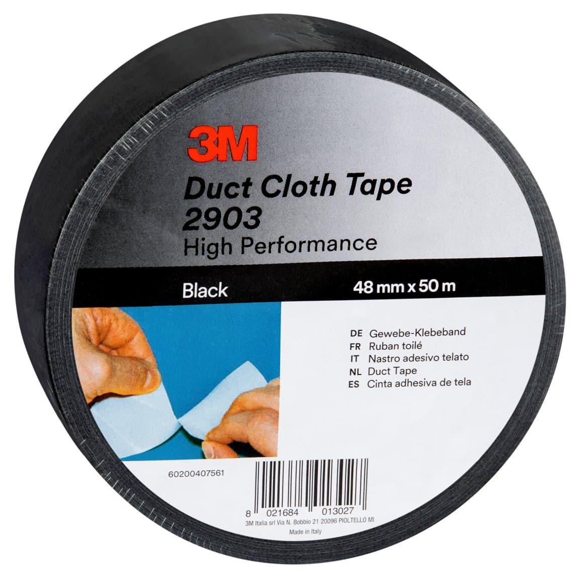 3M límband sterkt, svart 48mmx50mtr 1