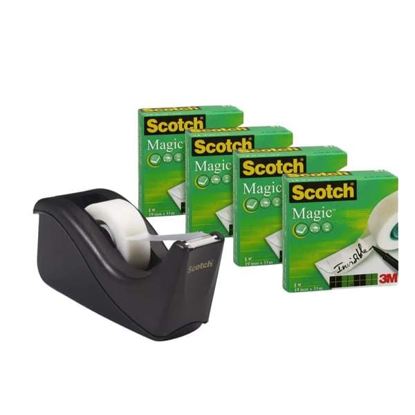 Scotch límbandsstatíf m/ 4 rúllum