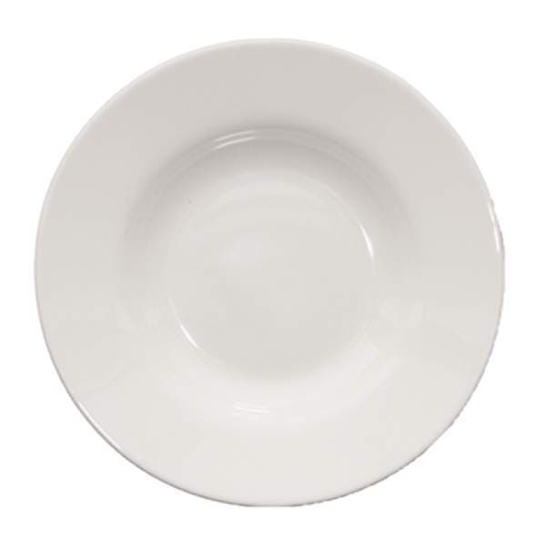 Toledo diskar djúpir hvítir 23cm 6stk