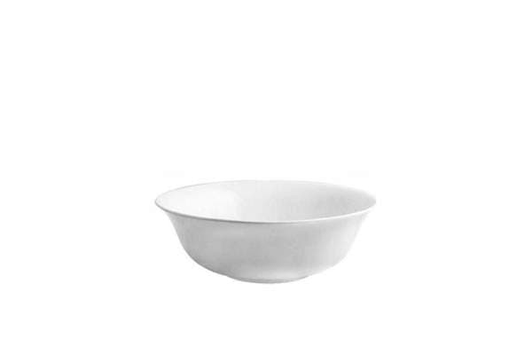 Toledo skálar hvítar 17cm 6stk
