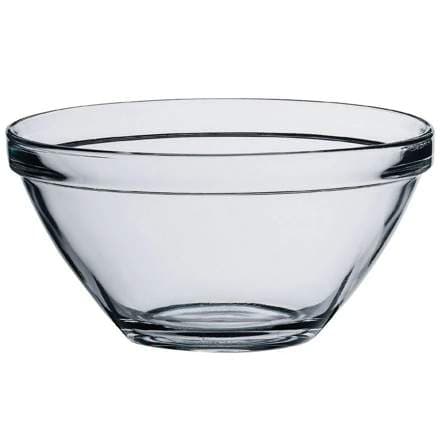 Skál Pompei glær 14cm 6stk
