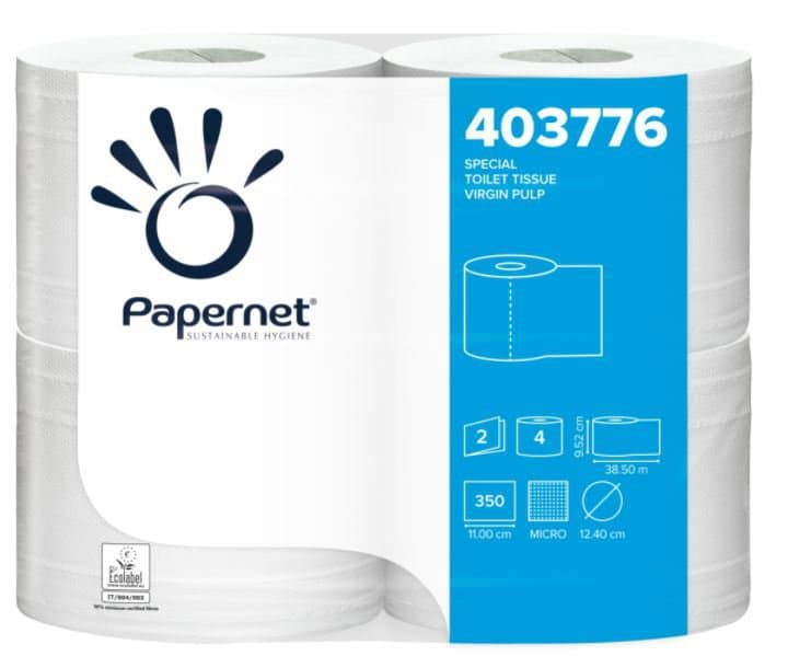 Papernet WC pappír 2l 38,5mtr 350bl 56rl* E 1