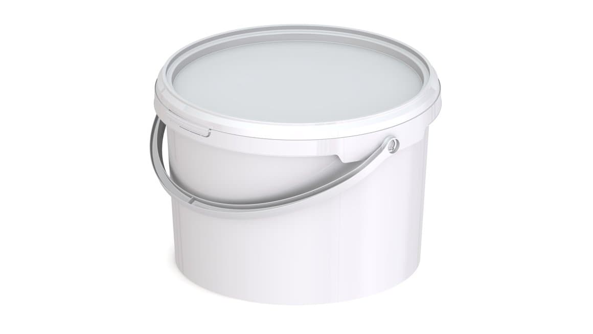 Plastfata með loki 4l 1