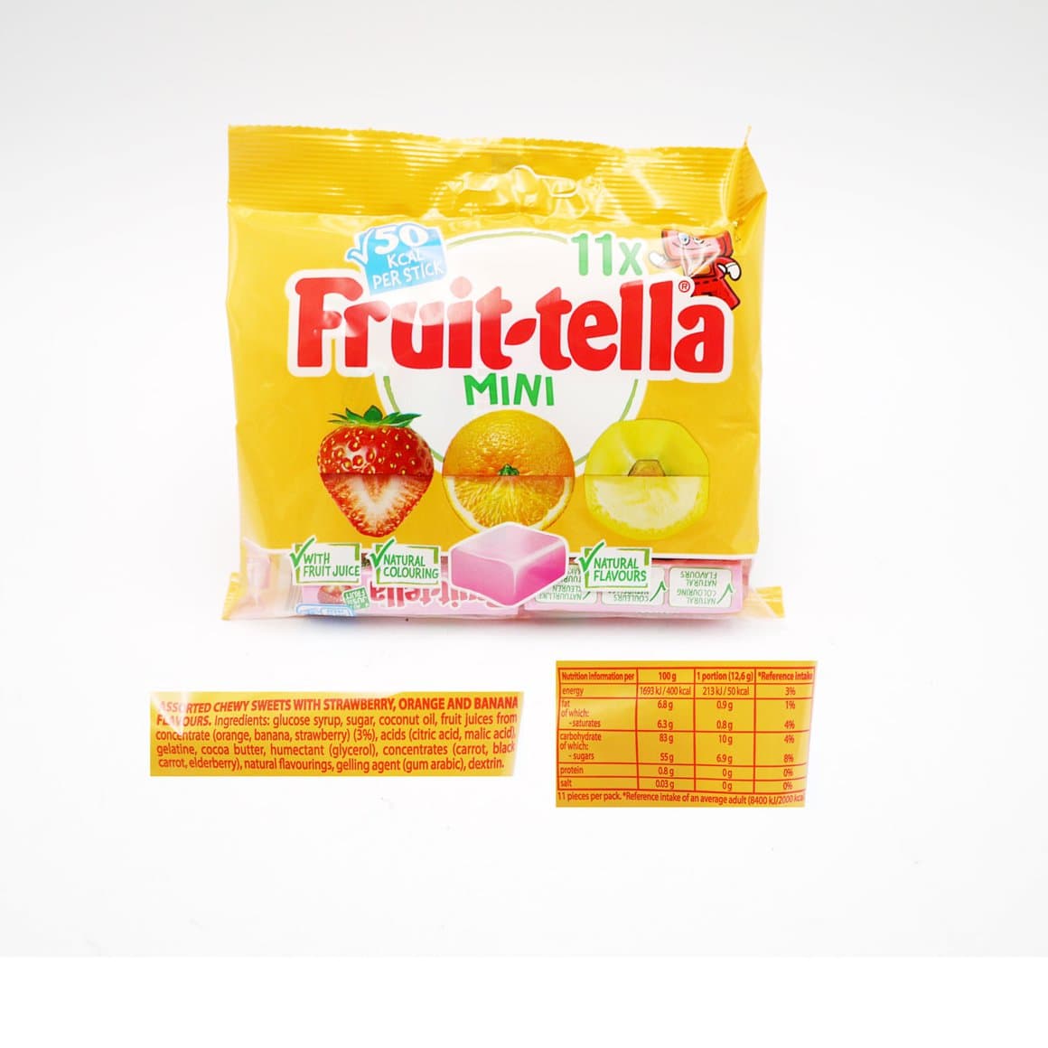 Fruittella karmellur blandaðar 135gr 1