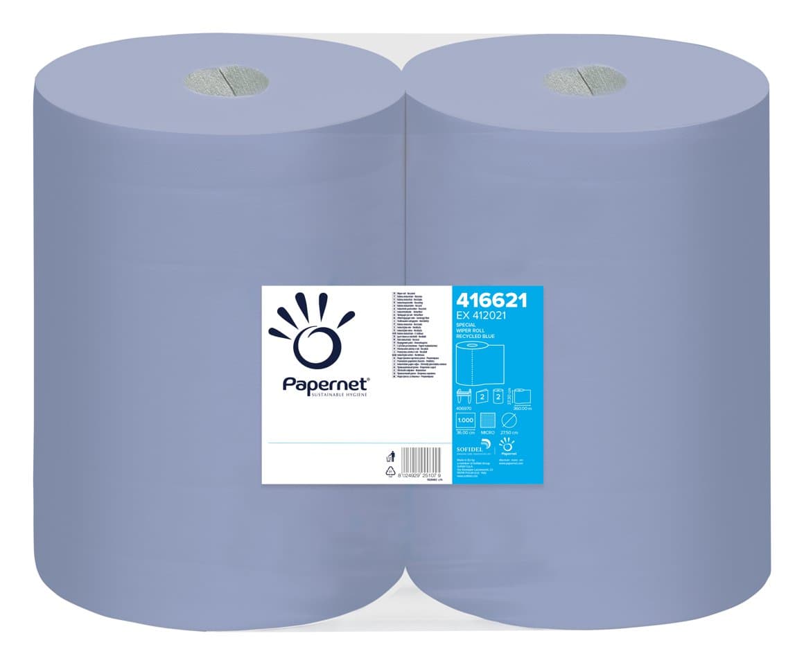 Papernet V-Þurrkur bláar 2l 360m 1