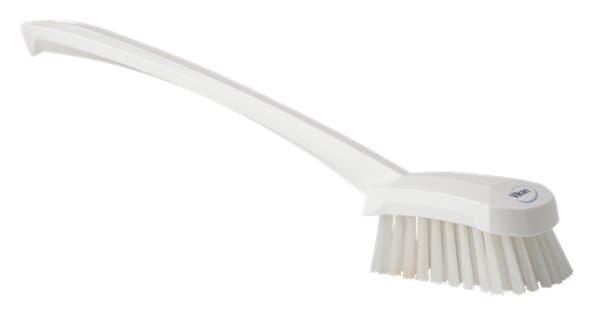 Vikan bursti, langt skaft, stífur 41,5cm hvítur 2