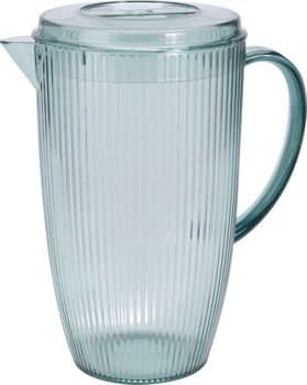 Kanna harðplast með loki græn 2,5l 1
