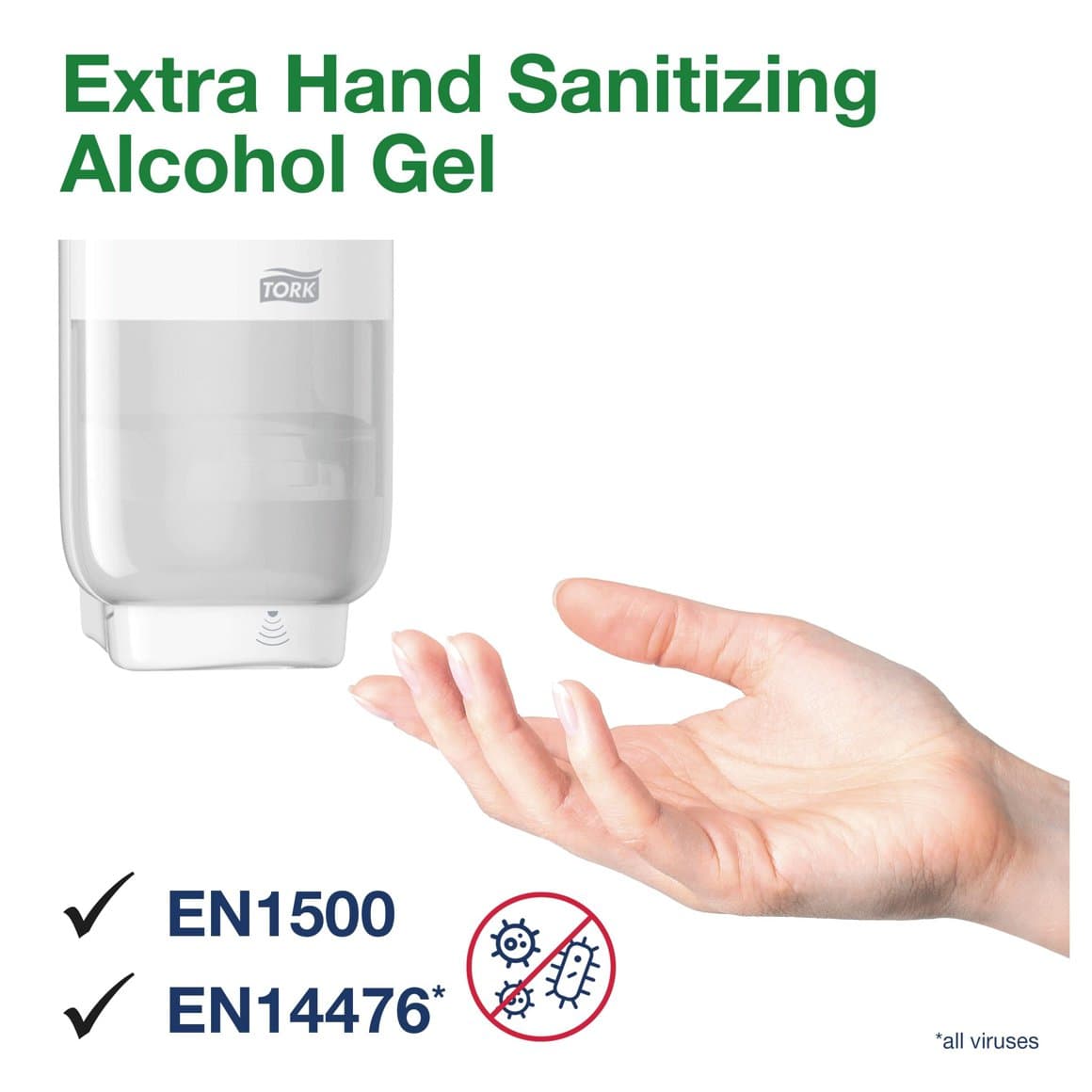 Tork handspritt gel 1000ml S4 2