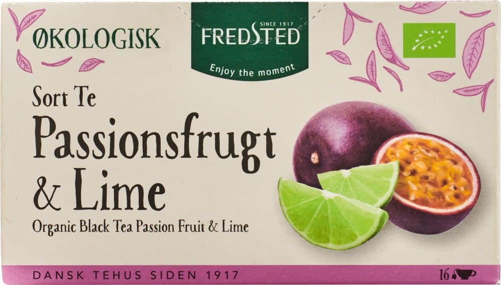 Fredsted te organic passionfruit&lime 16stk 1