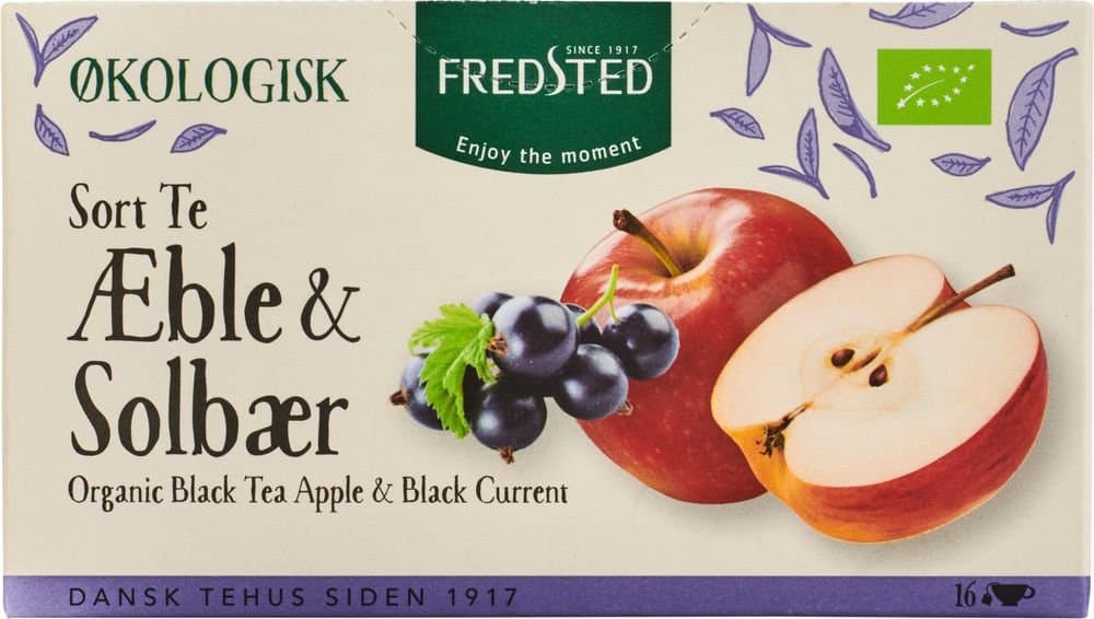 Fredsted te organic epla&sólberja 16stk 1
