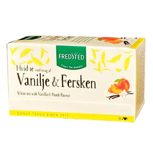 Fredsted te vanillu&ferskju 16stk