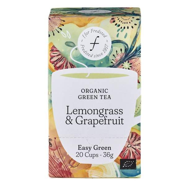 Fredsted te organic sítrónugras&grape 20stk