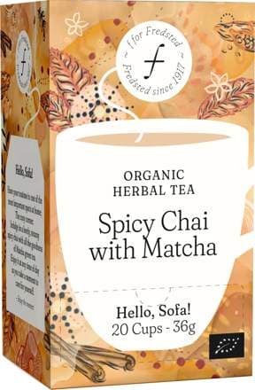 Fredsted te organic spicy chai with matcha 20stk