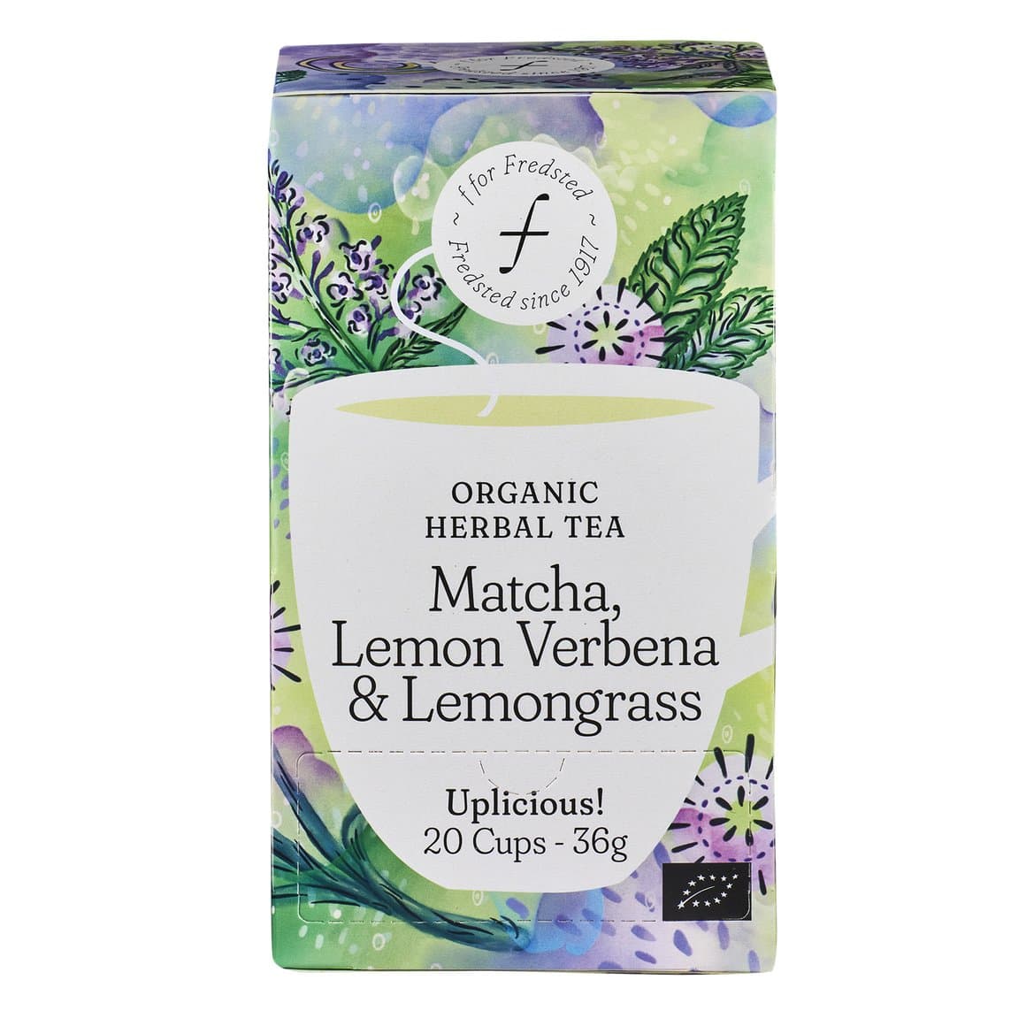 Fredsted te organic matcha,lemon verbena&lemongrass 20stk 1