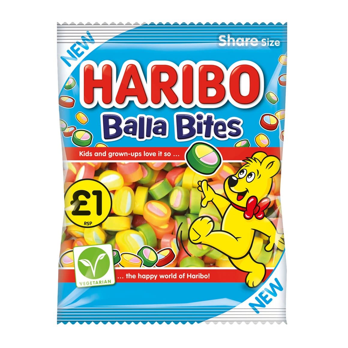 Haribo hlaup Balla bites 140gr 1