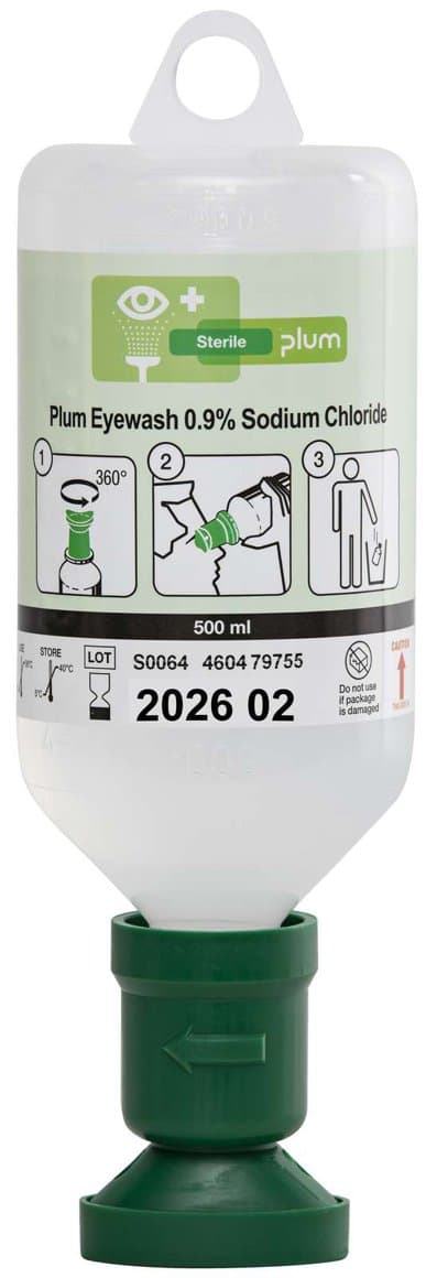 Plum augnskol 0,9% 500ml 1