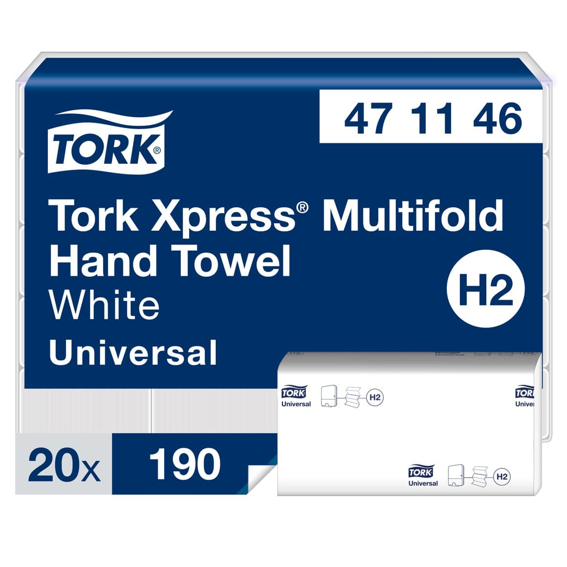 Tork Xpress® Multifold 2l 3800stk E H2 1