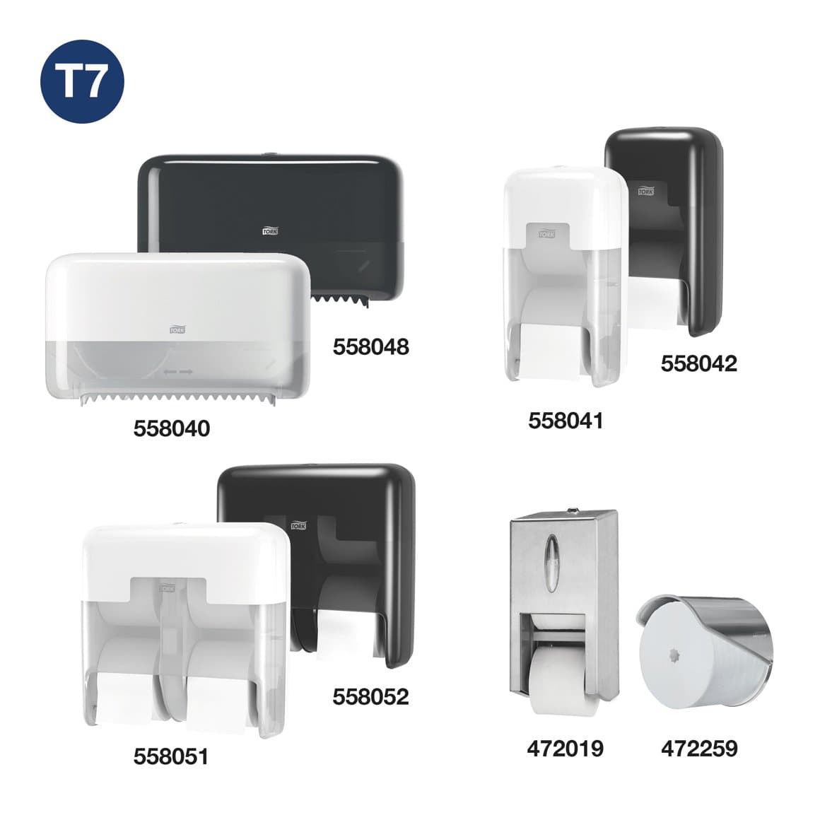 Tork WC pappír Optiserve Coreless 2l 24rl T7 3