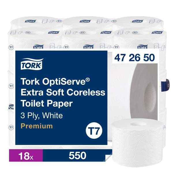 Tork WC pappír prem. Optiserve coreless 3l 18rl T7