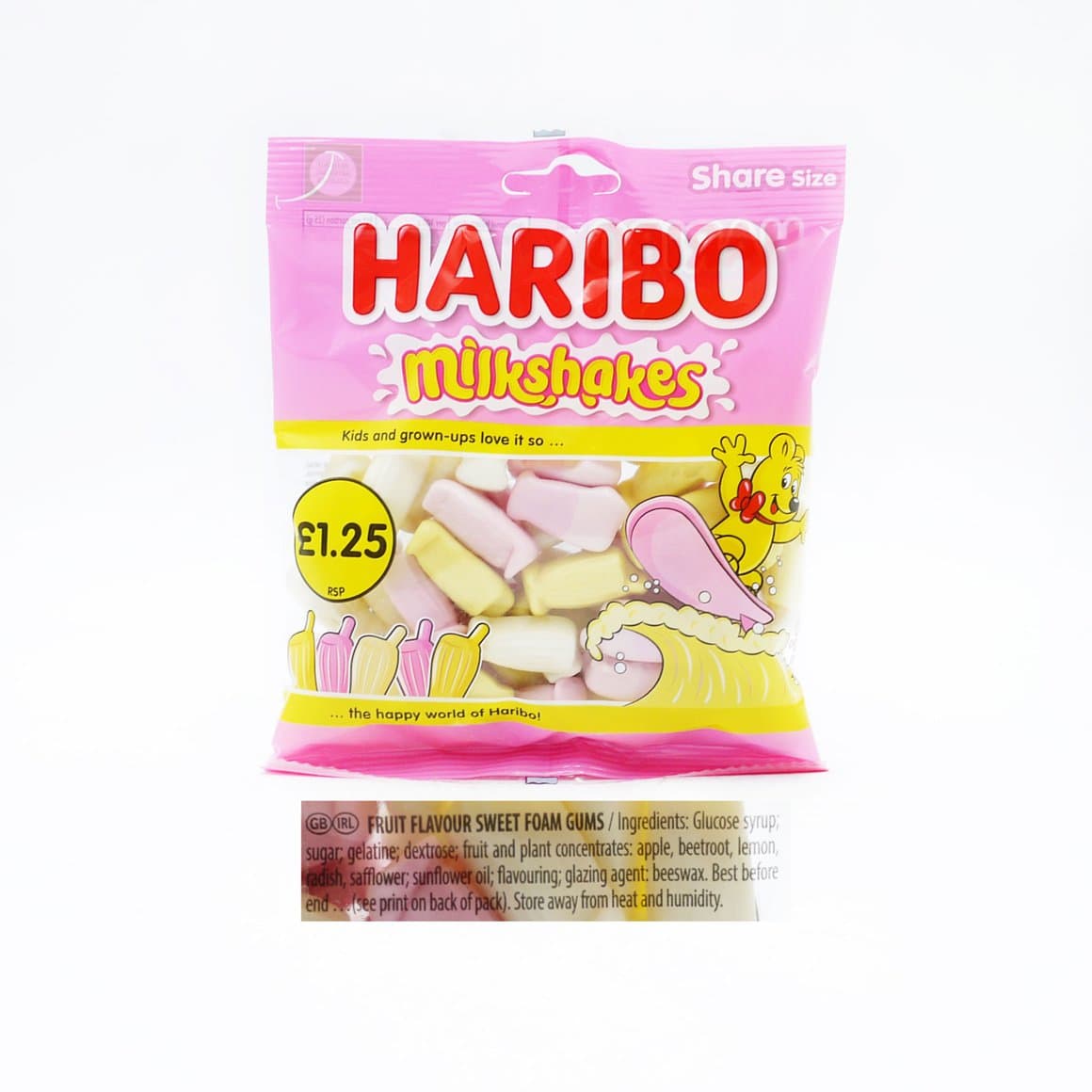 Haribo hlaup Milkshakes 140gr 1