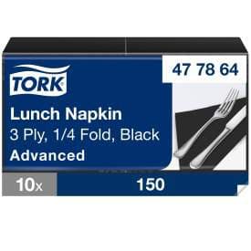Tork serv.33cm 3l svartar 150stk E