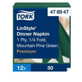 Tork serv. LinStyle 39cm d.grænn 50stk 1
