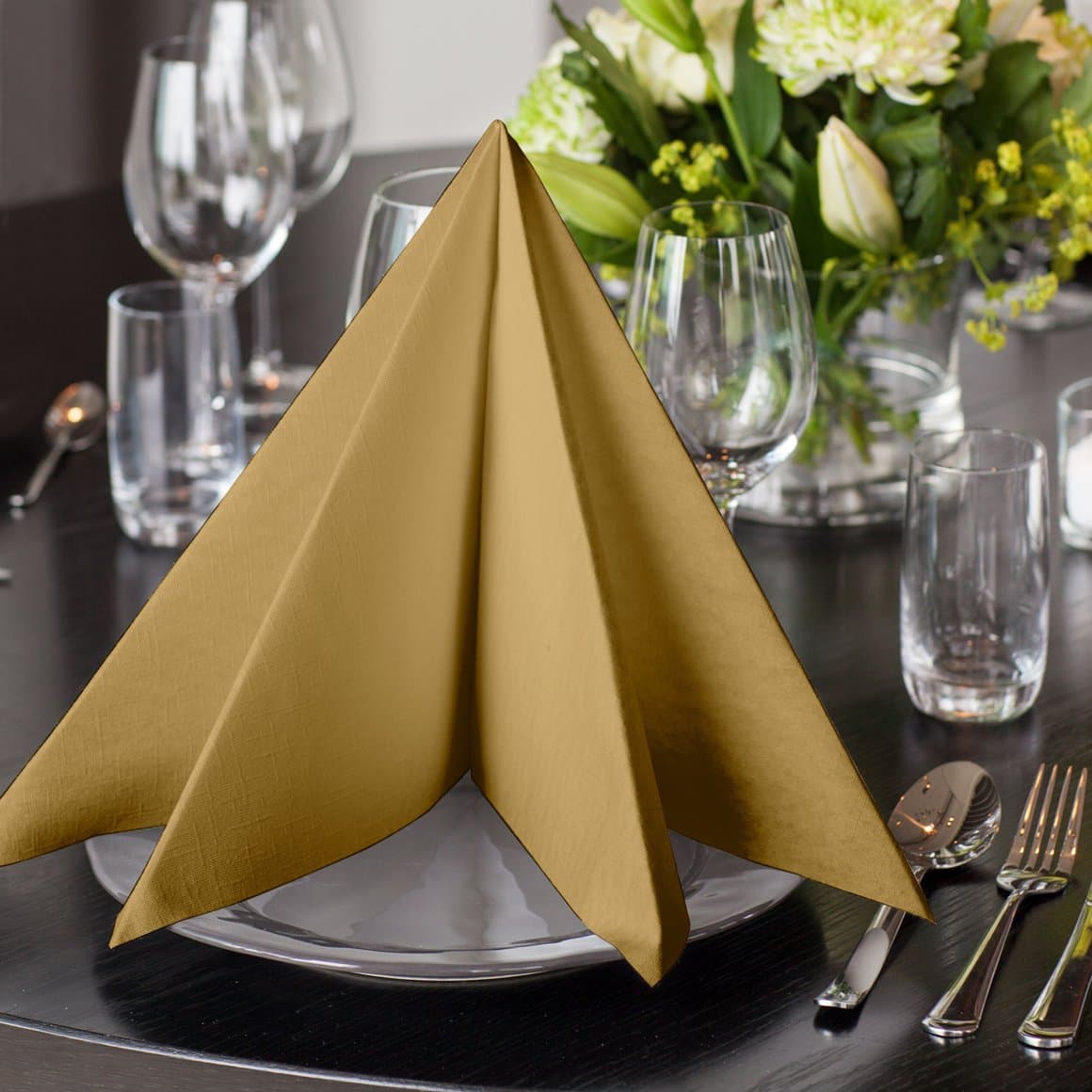 Tork serv. LinStyle 39cm brún. 50stk 4