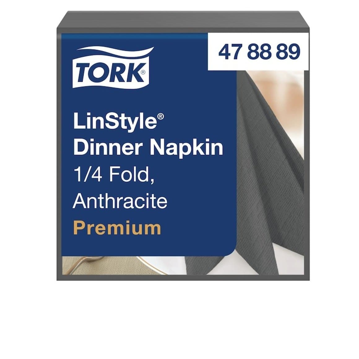 Tork serv.LinStyle 39cm dökkgrá 50stk 1