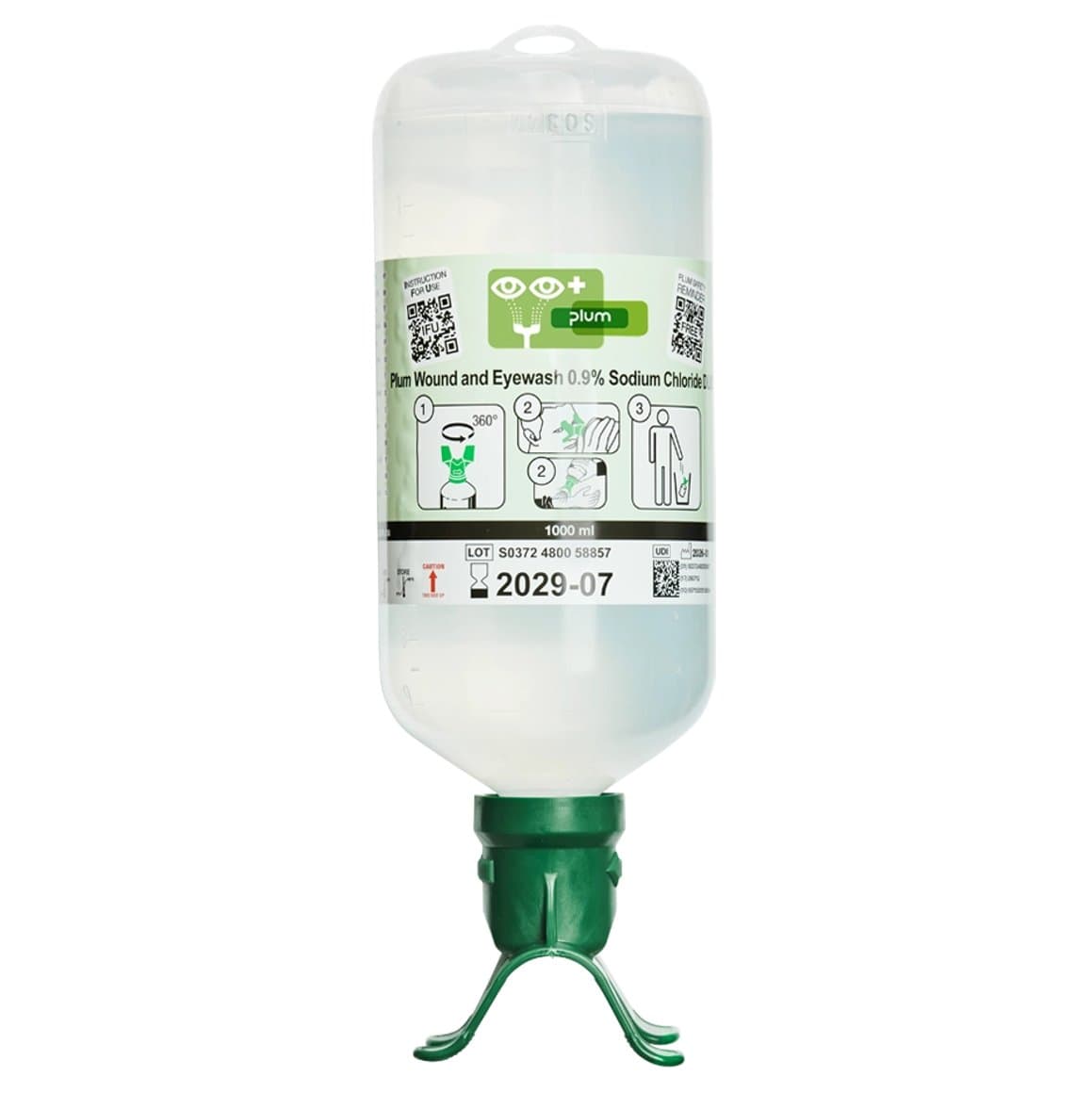 Plum augnskol 0,9% 1000 ml DUO 1