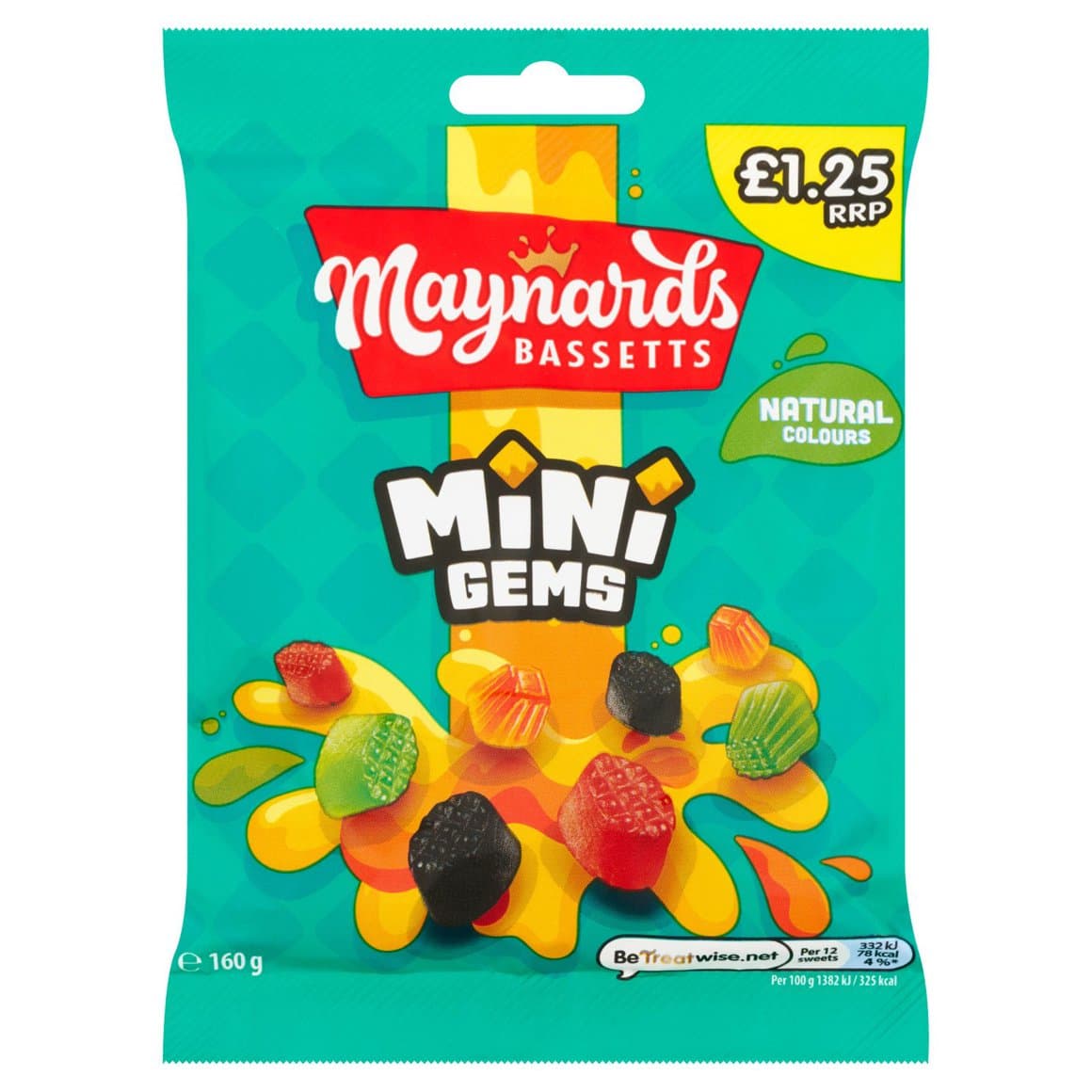 Maynards hlaup mini gems 130gr 1