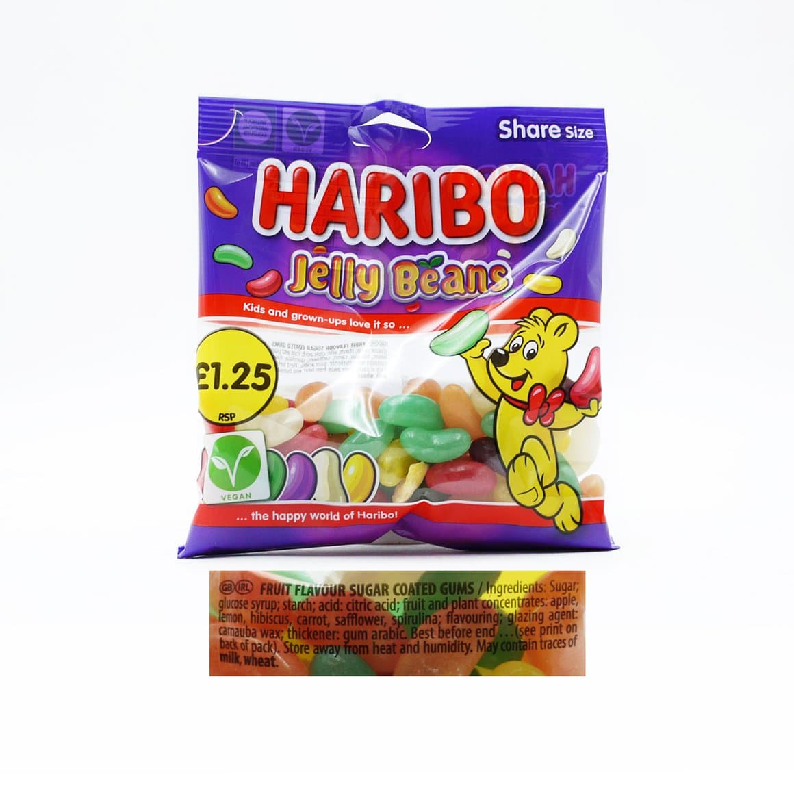 Haribo hlaup jelly beans 154gr 1