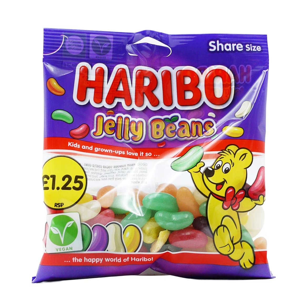 Haribo hlaup jelly beans 154gr 1