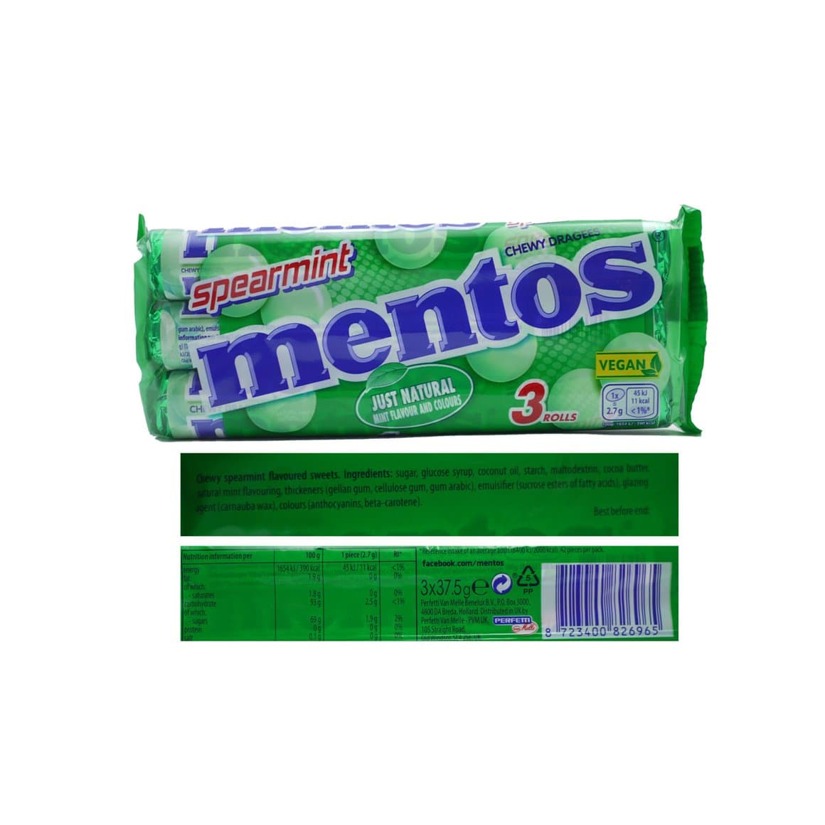 Mentos spearmint 3stk  1
