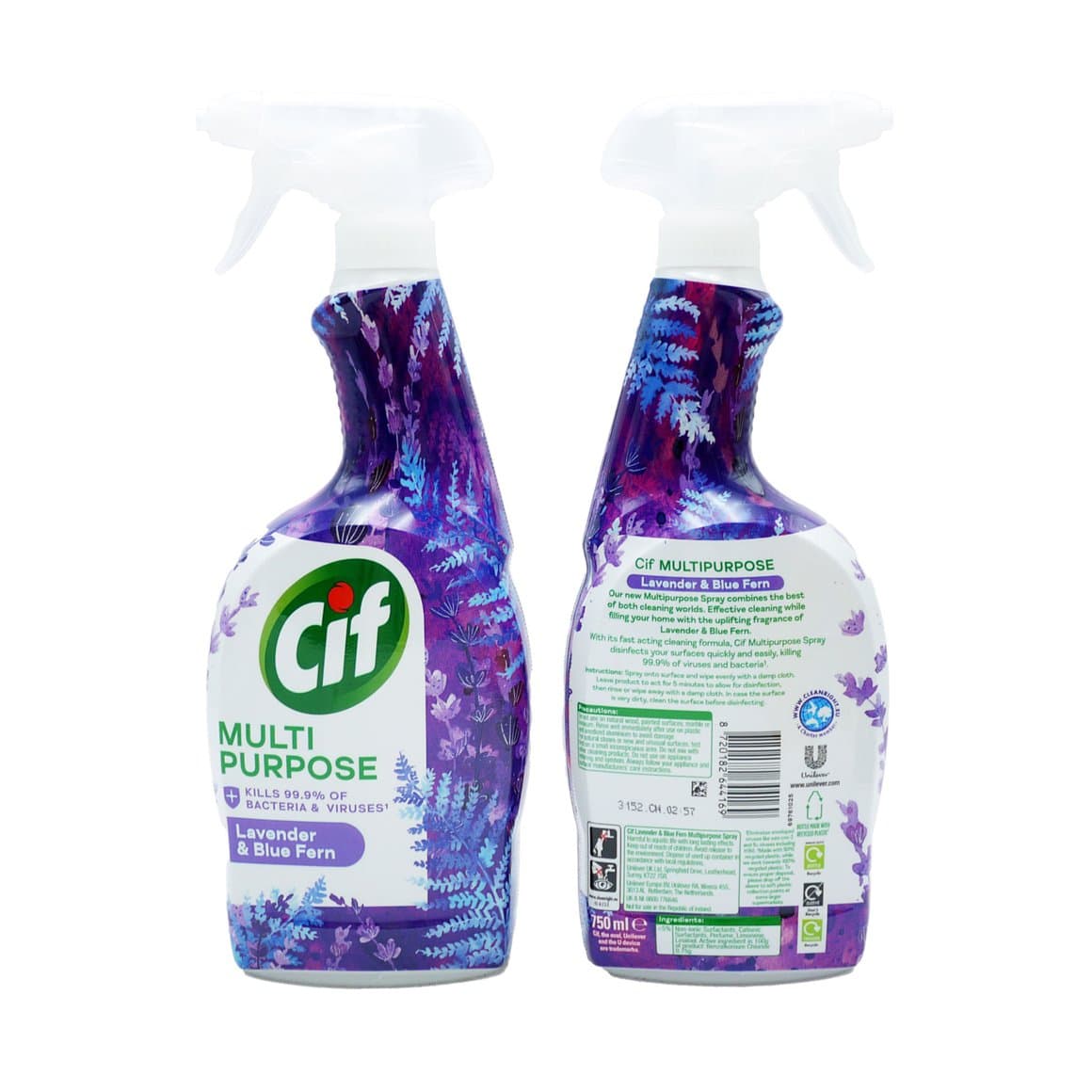 Cif alhreinsir lavender&fern 750ml 2