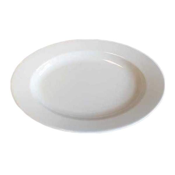 Amalie fat oval hvítt 33cm