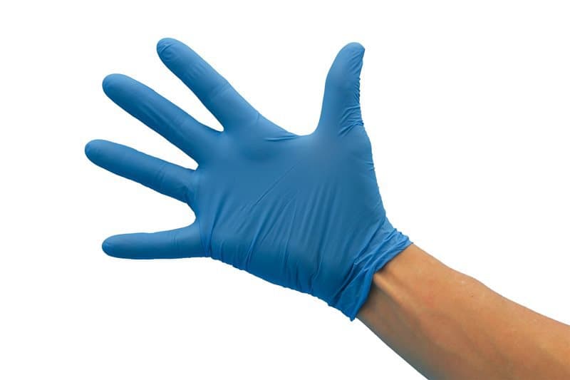 ÖÖRV Nitrile hanskar bláir L 100stk 2