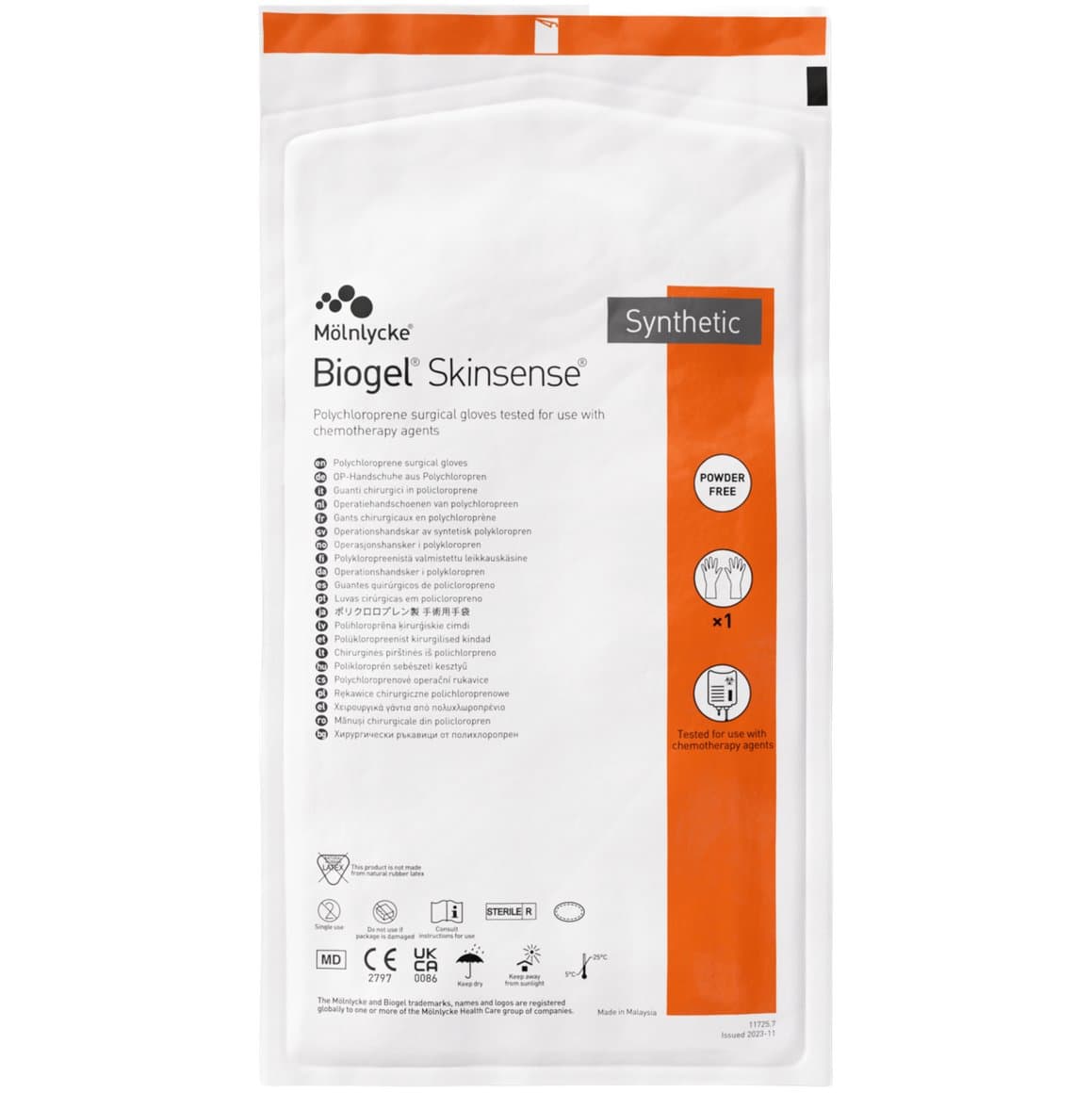 Mölnlycke Biogel Skinsense 8,5 200 stk 1