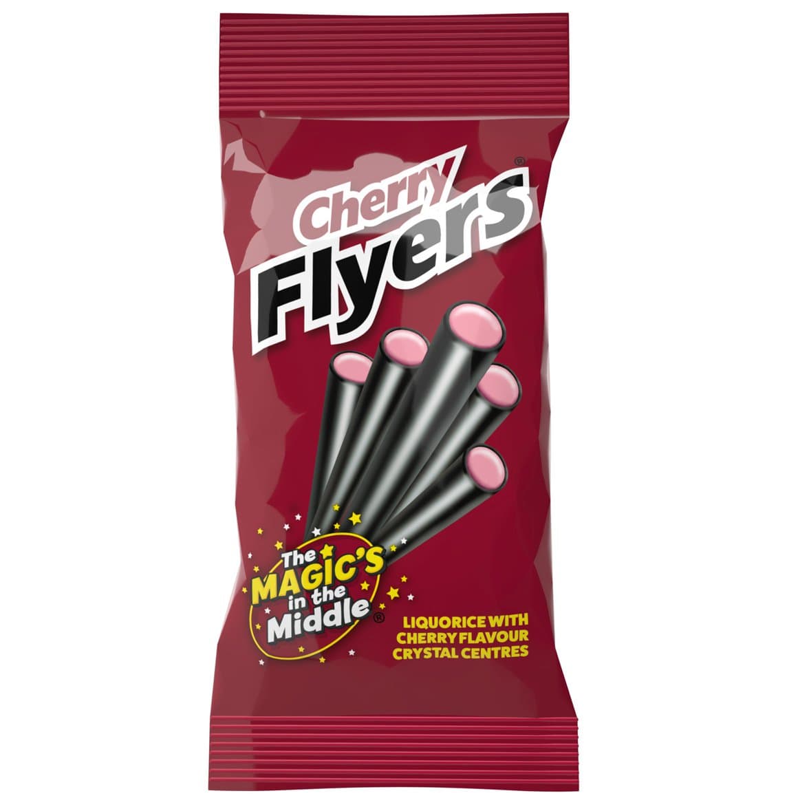 Maxilin lakkrís flyers cherry 75gr 1
