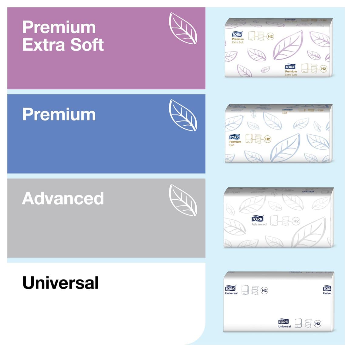 Tork Xpress® miðaþurrkusk. hvítur H2 5