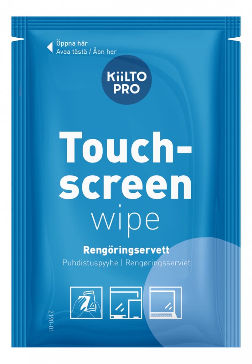 Kiilto Pro hreinsiklútar fyrir snertiskjái 95 stk 2