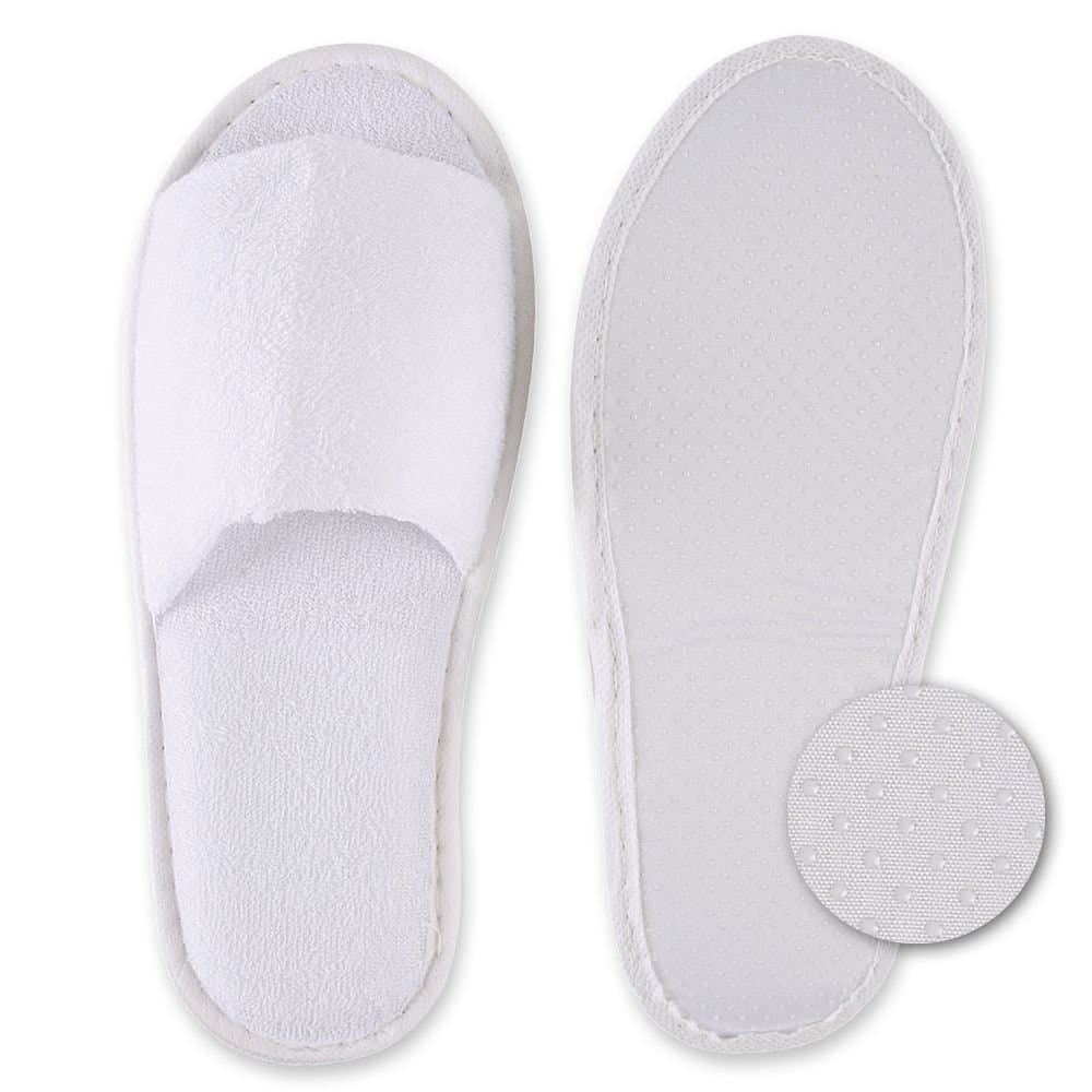 Inniskór opnir hvítir 29,5 cm 3