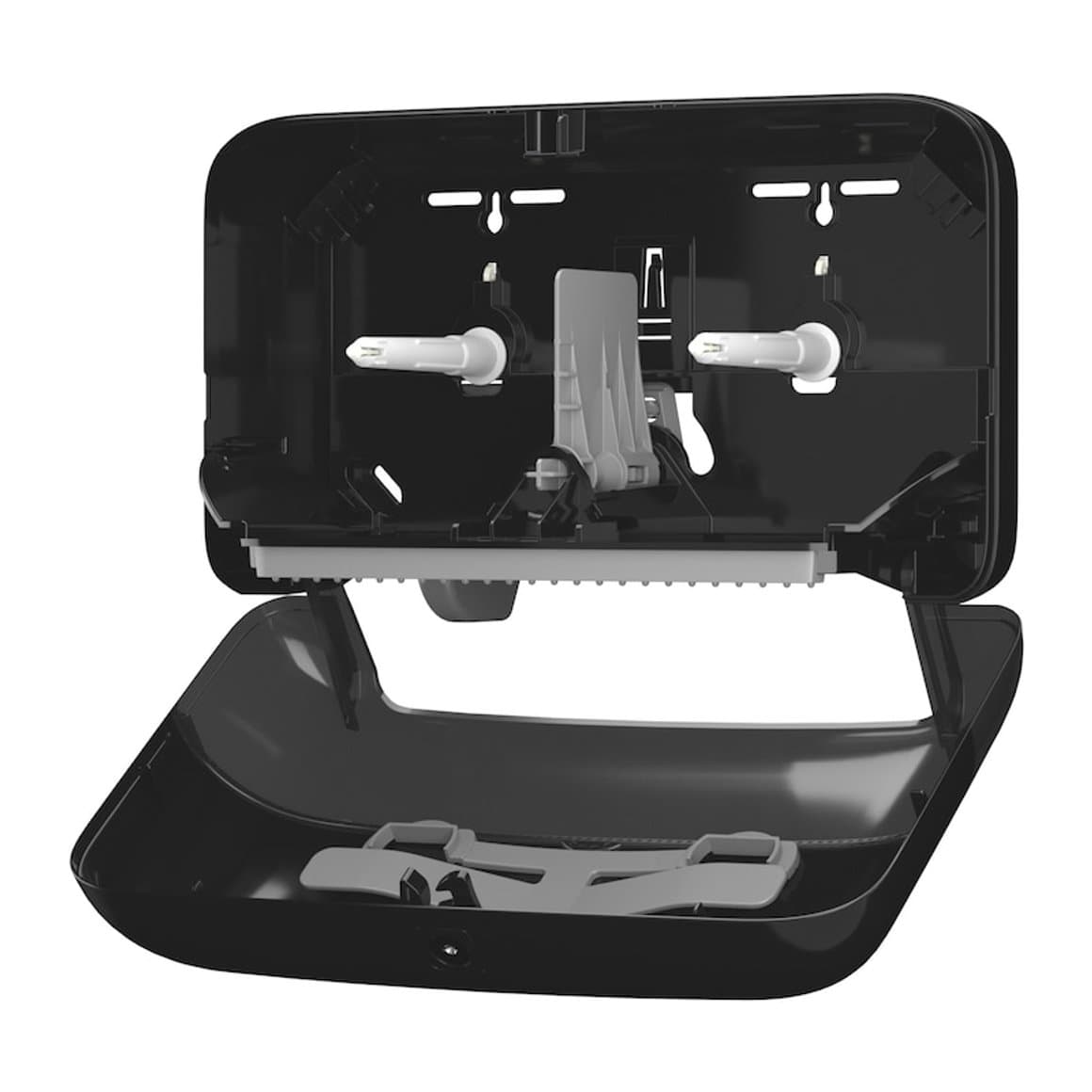Tork WC statíf twin coreless (L) svart T7  4