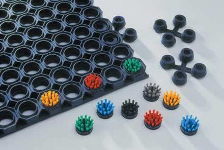 Notrax Oct-O-mat brush svartur