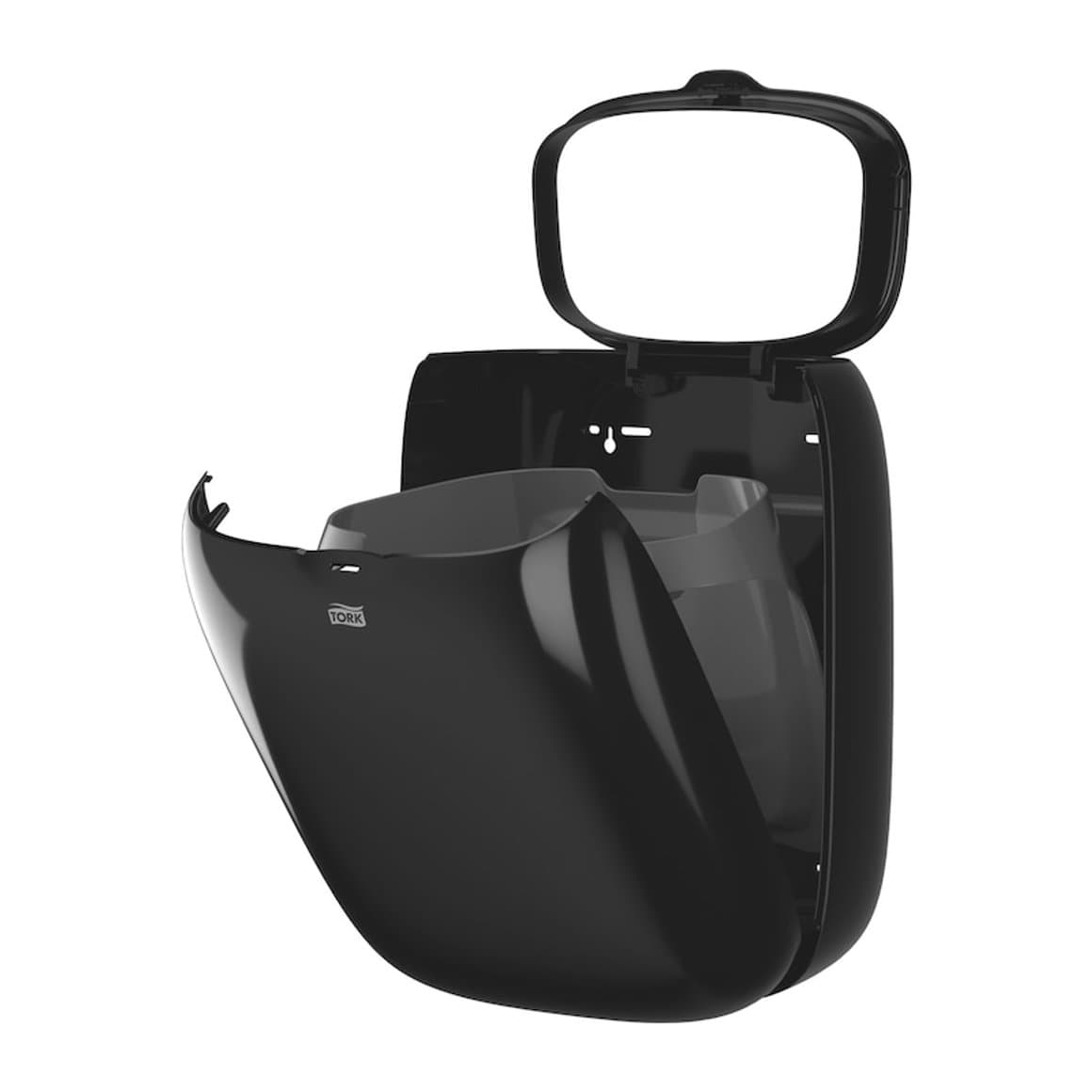 Tork ruslafata 20l á vegg svört B2 3
