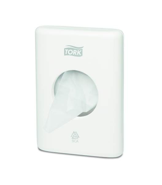 Tork skammtari f. dömubindapoka (L) hvítur