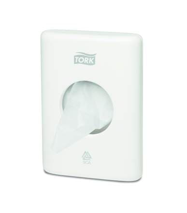 Tork skammtari f. dömubindapoka (L) hvítur