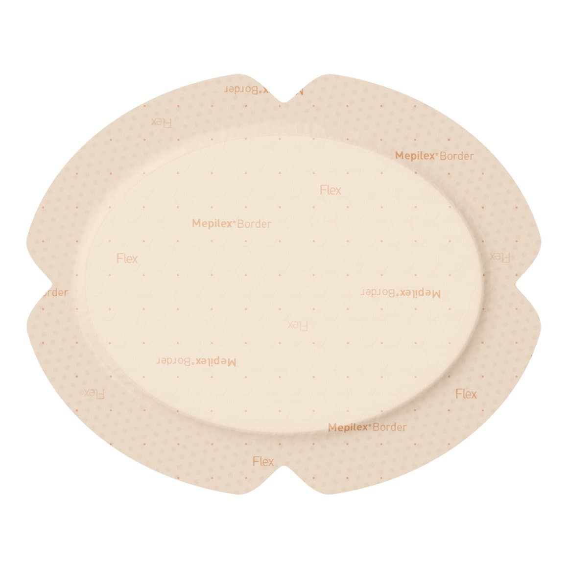 Mölnlycke Mepilex Border Flex Oval 13x16cm, 5 stk 1